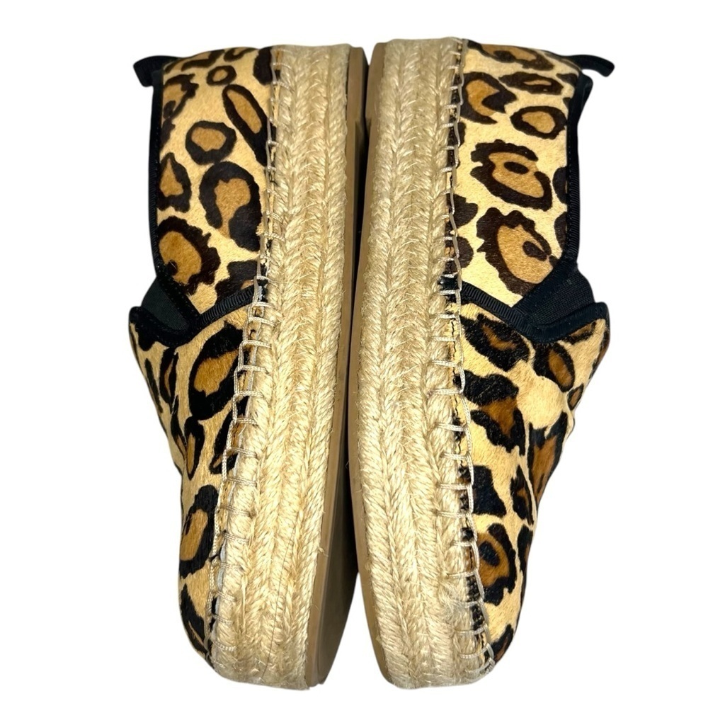 Sam Edelman Carrin Calf Hair Leopard Print Platform
Espadrilles Size 8 - Picture 6 of 11